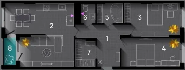 ЖК SKYGARDEN — 83 м²