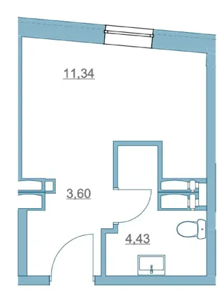 ЖК Park Hills (Молодіжна ініціатива) — 19.4 м²