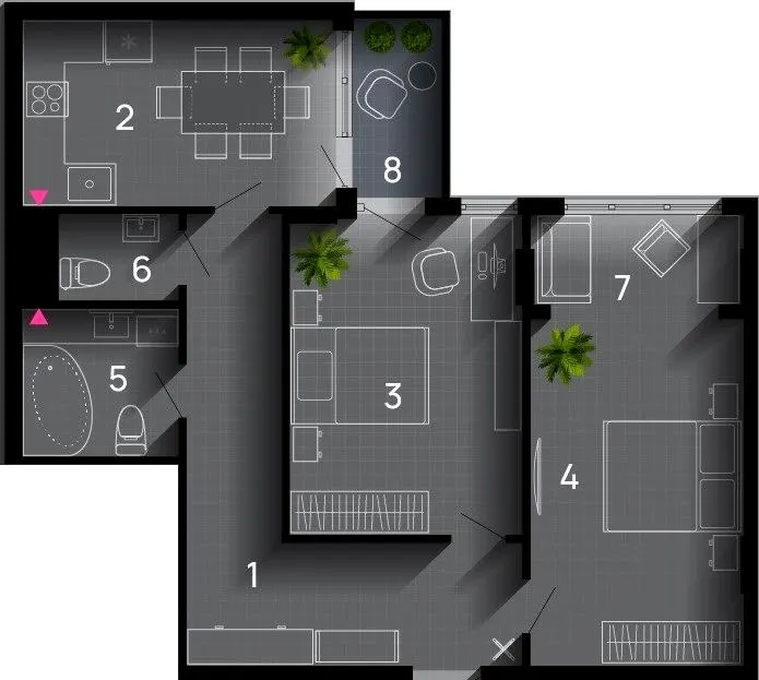 ЖК Family Plaza — 72 м²