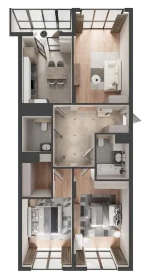ЖК Вишневий Сад — 81.3 м²