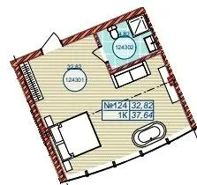 1-кімнатна квартира, 38 м², вул. Бориславська, 90, Східниця