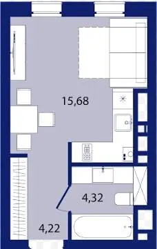 ЖК РЕМ — 24.2 м²