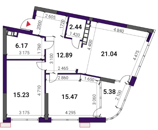 ЖК Great — 78.7 м²
