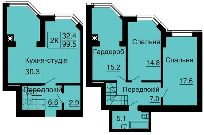 ЖК Sofia Nova — 99.5 м²