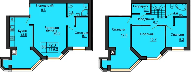 ЖК Sofia Nova — 119 м²