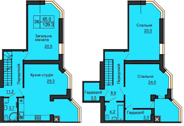 ЖК Sofia Nova — 129.3 м²
