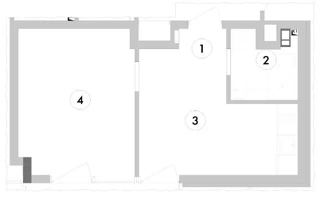 ЖК WILLBE Green Residence — 34.7 м²