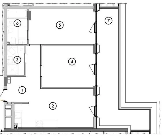 ЖК WILLBE Green Residence — 74 м²