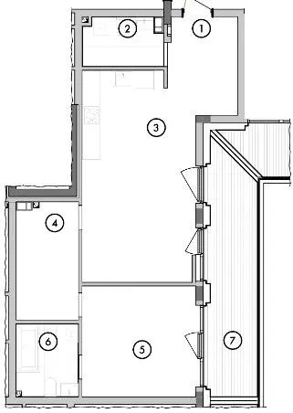 ЖК WILLBE Green Residence — 69.1 м²