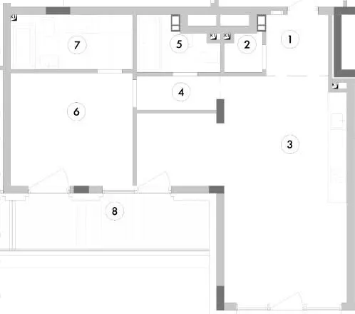 ЖК WILLBE Green Residence — 74.4 м²