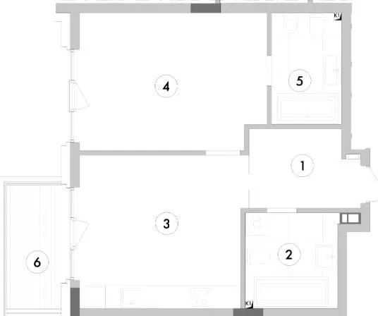 ЖК WILLBE Green Residence — 56.1 м²