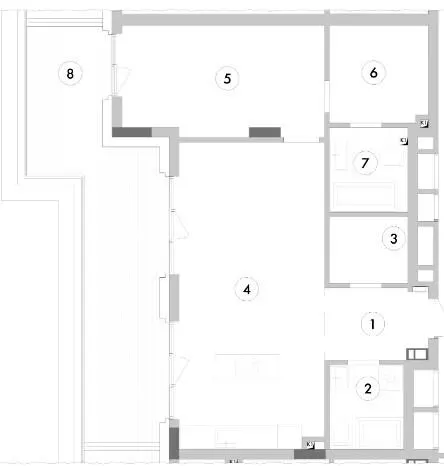 ЖК WILLBE Green Residence — 72.7 м²