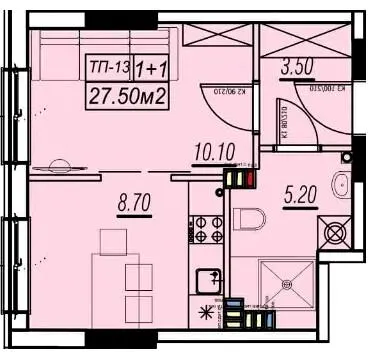 ЖК Golden City — 27.5 м²
