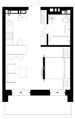ЖК Литовський квартал — 41.8 м²