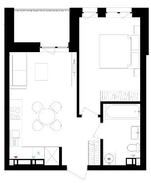 ЖК Литовський квартал — 41.2 м²