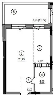 ЖК Литовський квартал — 39.7 м²