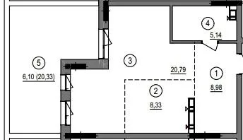 2-кімнатна квартира, 49 м², вул. Литовська, 1, Луцьк — фото 1
