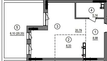 ЖК Литовський квартал — 49.3 м²