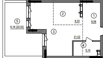 ЖК Литовський квартал — 49.7 м²