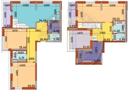 ЖК Злагода — 171.4 м²