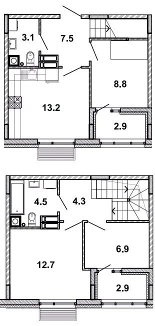 ЖК Мрія — 70.9 м²