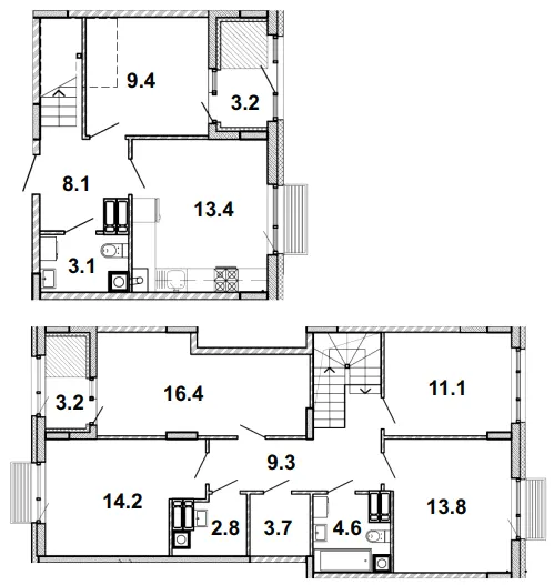 ЖК Мрія — 115.5 м²