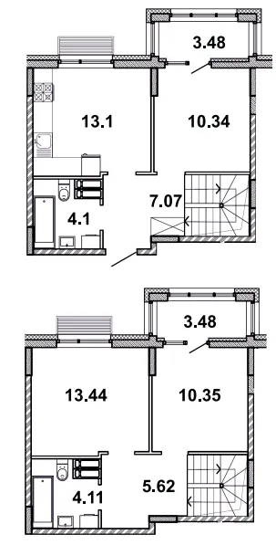 ЖК Мрія — 75.1 м²