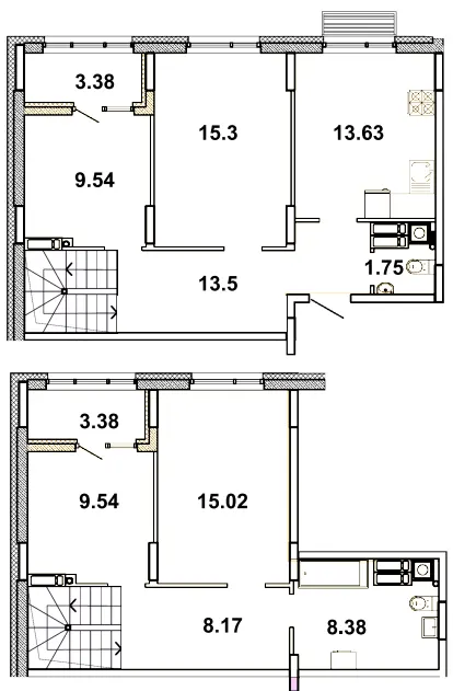ЖК Мрія — 101.6 м²