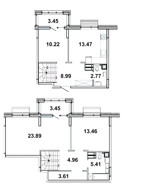 ЖК Мрія — 93.7 м²
