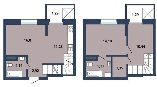 ЖК Boryspil Residence — 71.2 м²