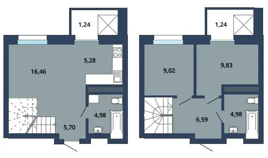 ЖК Boryspil Residence — 65.3 м²