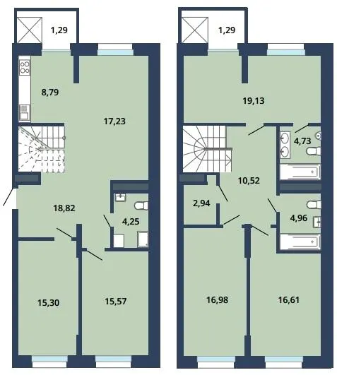 ЖК Boryspil Residence — 158.4 м²