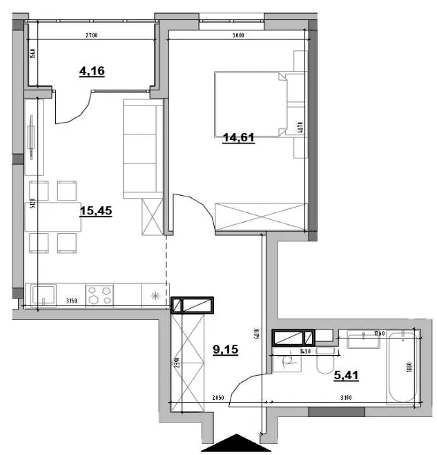 ЖК Park Life — 48.8 м²