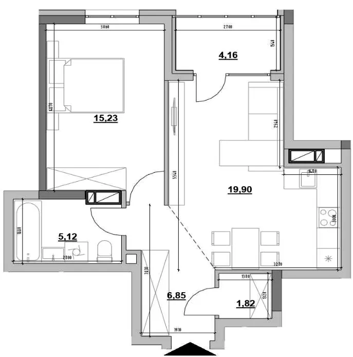 ЖК Park Life — 53.1 м²