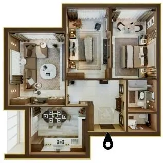 ЖК Dynastia BC — 98.7 м²