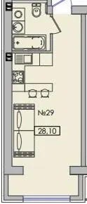 ЖК Smart House — 28.1 м²
