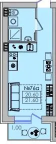 ЖК Smart House — 21.6 м²