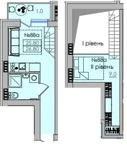 ЖК Smart House — 26.8 м²