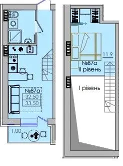 ЖК Smart House — 33.5 м²