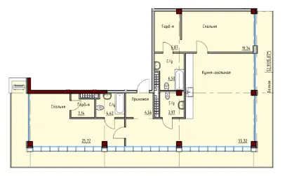 ЖК ITown — 139.7 м²