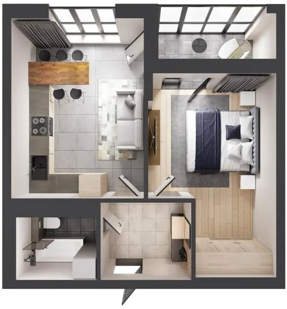 ЖК Кленовий Парк — 45.2 м²
