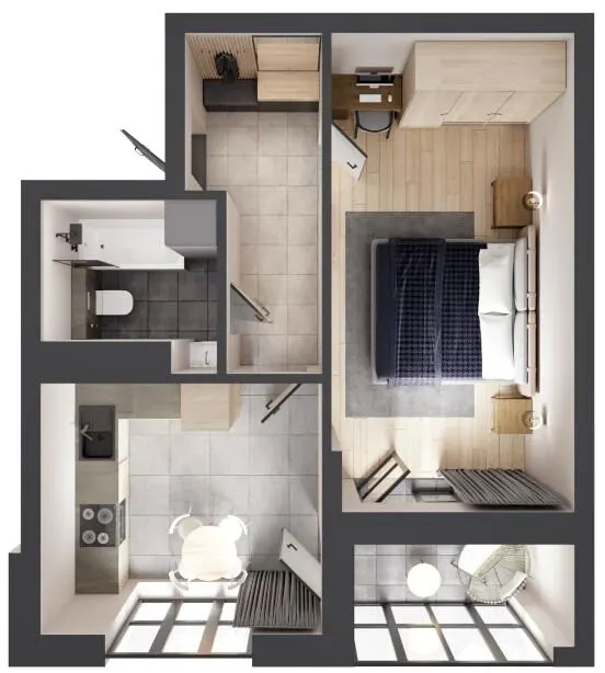 ЖК Кленовий Парк — 39.6 м²