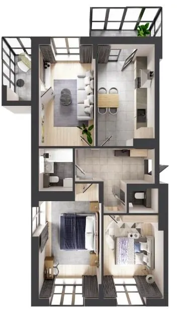 ЖК Кленовий Парк — 73.2 м²