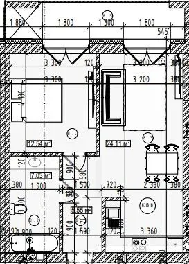 ЖК Спортивний — 50.8 м²