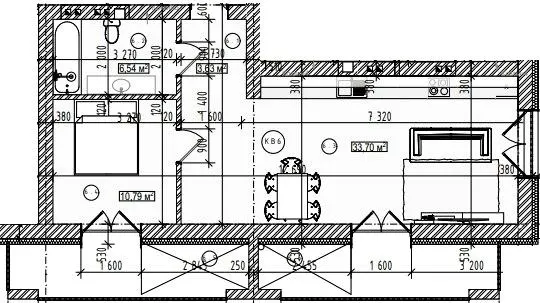 ЖК Спортивний — 60.2 м²
