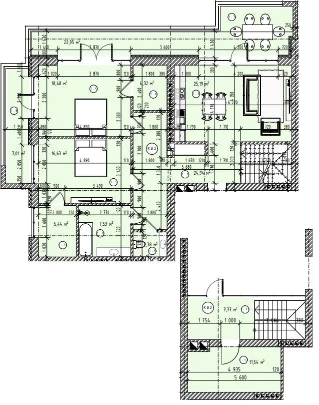 ЖК Спортивний — 133.2 м²