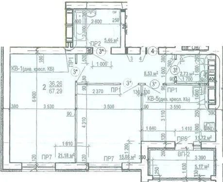 2-комнатная квартира, 61 м², вул. Полтавський Шлях, 186, Харьков — фото 1