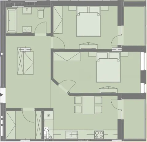 ЖК Silver One — 68.1 м²