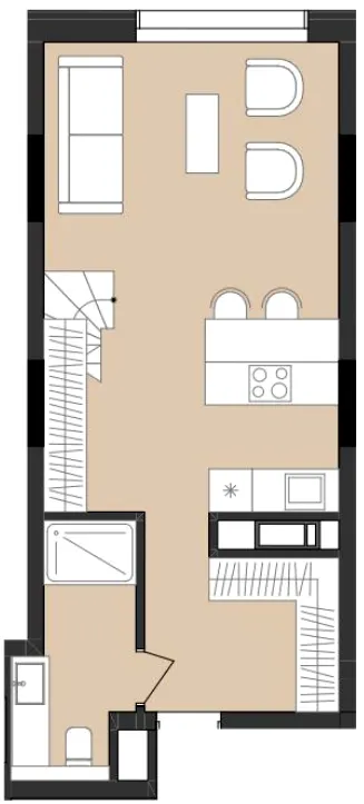 ЖК PUSHA HOUSE — 44.1 м²