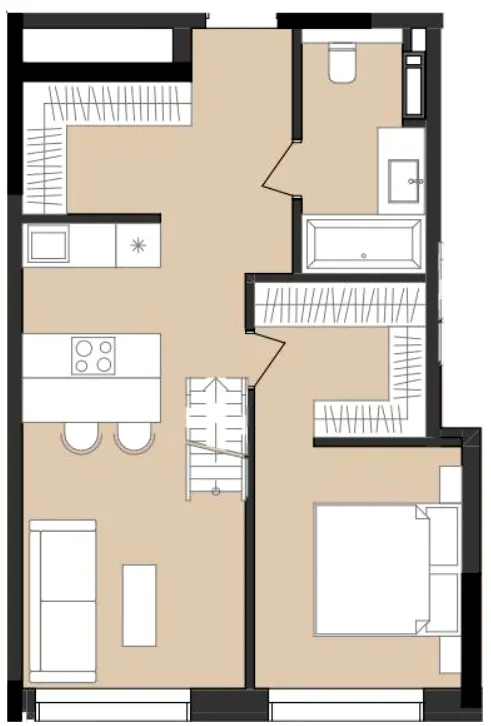 ЖК PUSHA HOUSE — 60.5 м²
